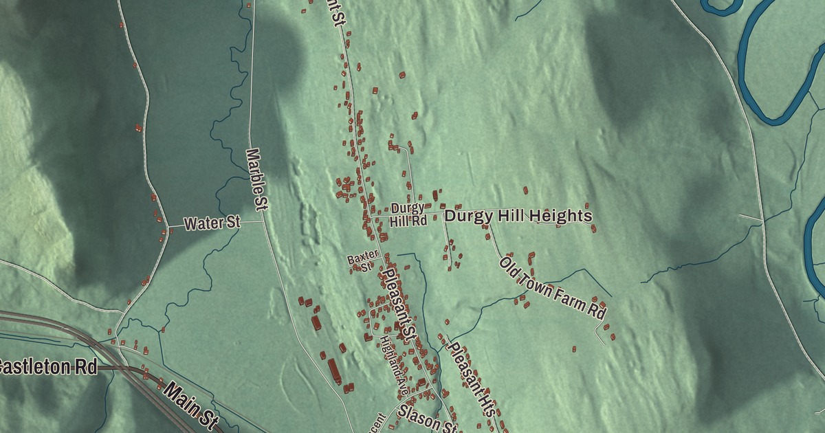 Map of West Rutland, Vermont