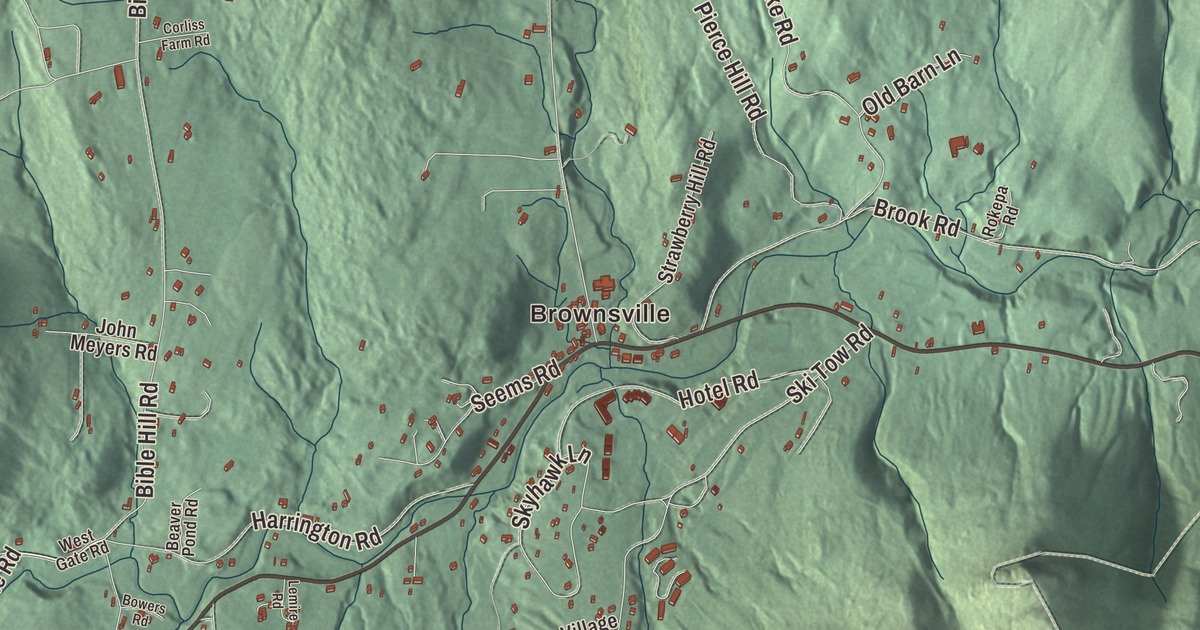 Map of West Windsor, Vermont
