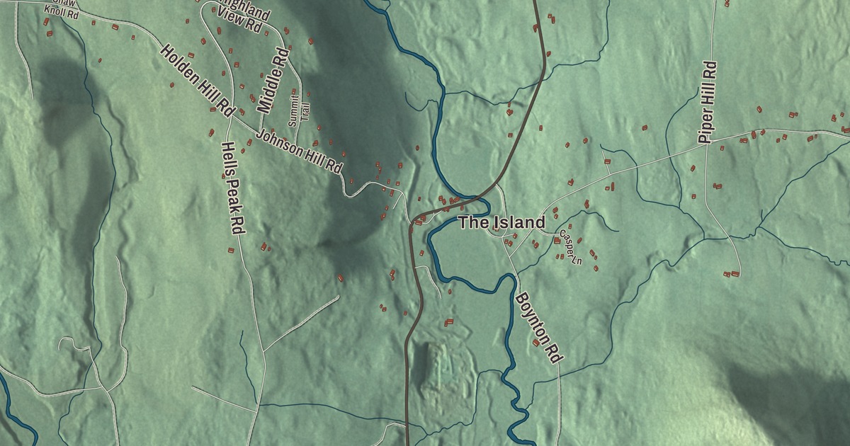 Map of Weston, Vermont