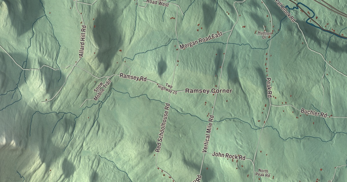 Map of Wheelock, Vermont