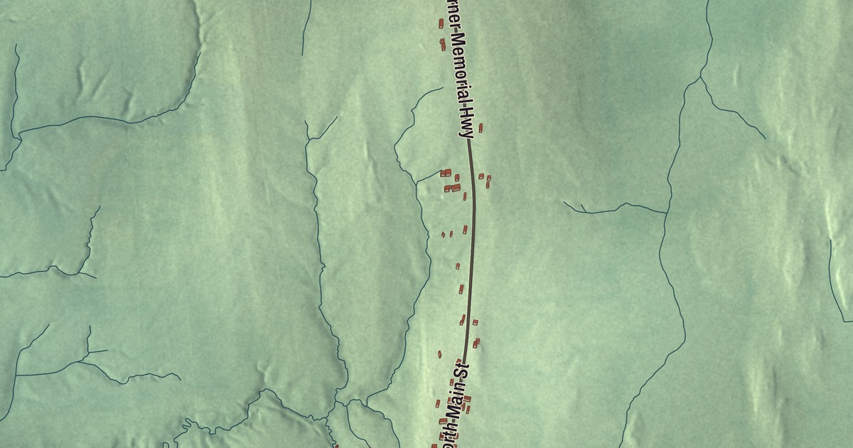 Map of Whiting, Vermont