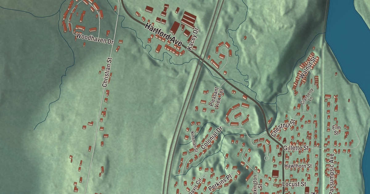 Map of Wilder, Vermont