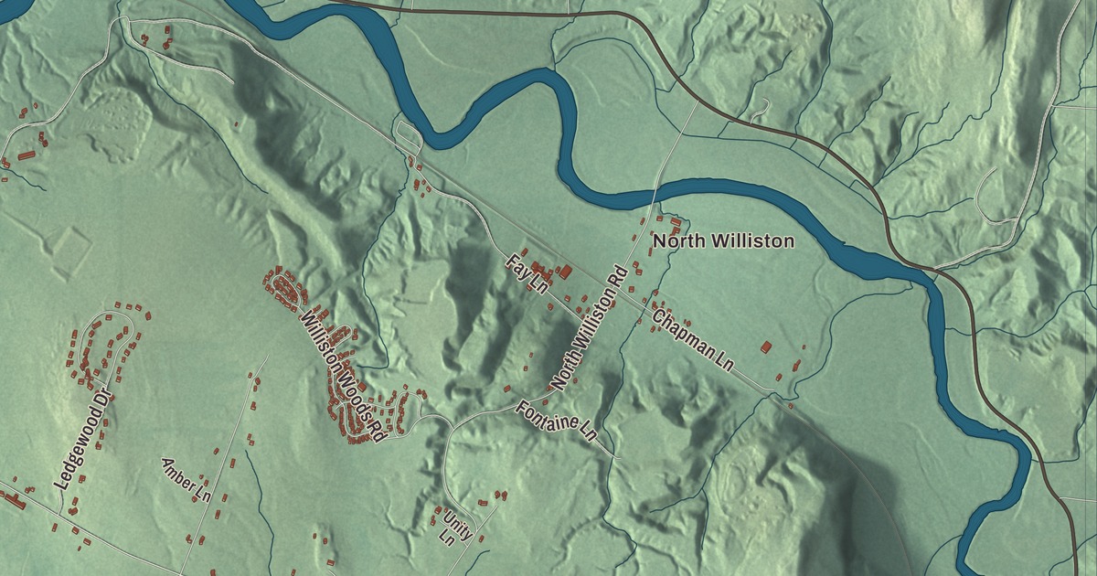 Map of Williston, Vermont