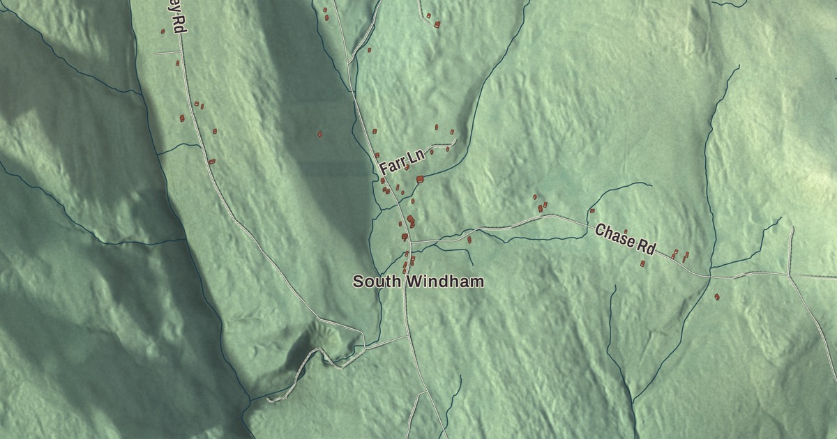 Map of Windham, Vermont