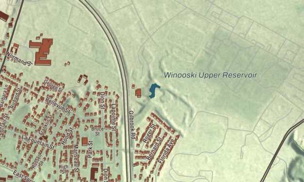 Map of Winooski, Vermont