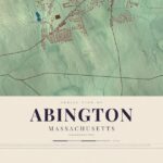 Map of Abington, Massachusetts