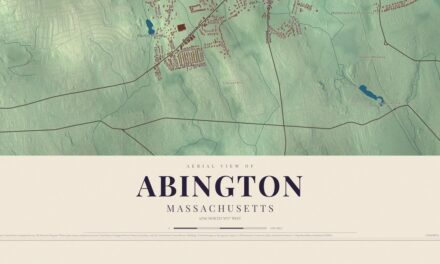 Map of Abington, Massachusetts