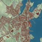 Beautifully Detailed Map of Salem, Massachusetts