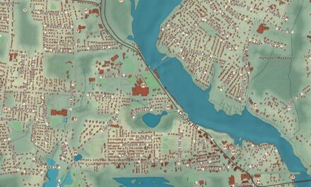 Beautifully Detailed Map of Barrington, Rhode Island