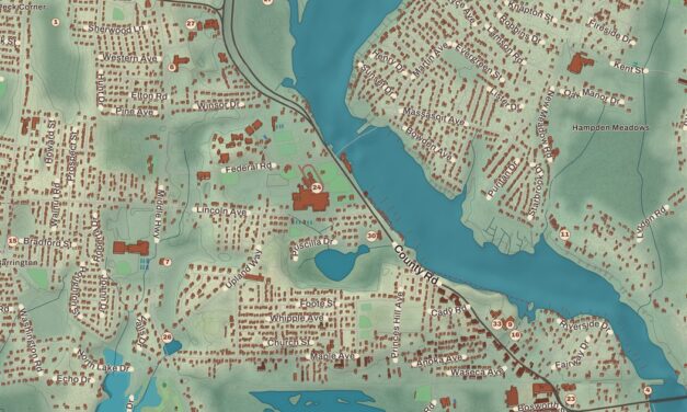 Beautifully Detailed Map of Barrington, Rhode Island