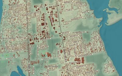 Beautifully Detailed Map of Bristol, Rhode Island