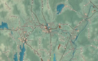 Beautifully Detailed Map of Burrillville, Rhode Island