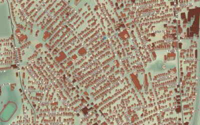 Beautifully Detailed Map of Central Falls, Rhode Island