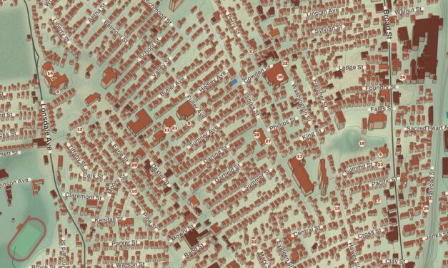 Beautifully Detailed Map of Central Falls, Rhode Island