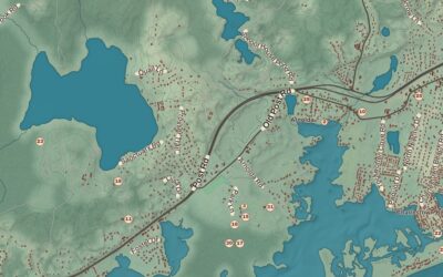 Beautifully Detailed Map of Charlestown, Rhode Island
