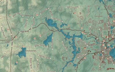 Beautifully Detailed Map of Coventry, Rhode Island