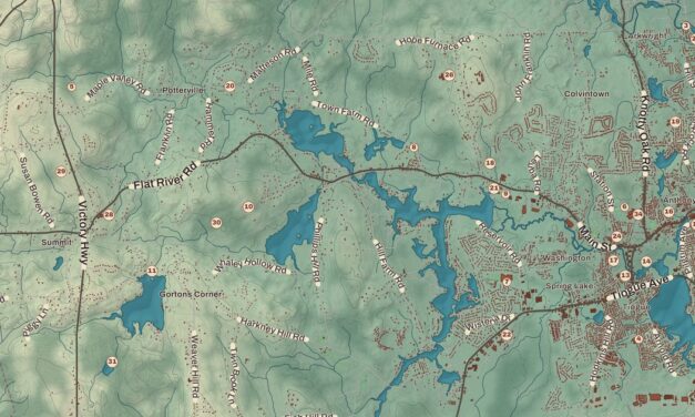 Beautifully Detailed Map of Coventry, Rhode Island