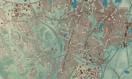 Beautifully Detailed Map of Cranston, Rhode Island