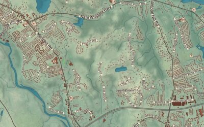 Beautifully Detailed Map of Cumberland, Rhode Island