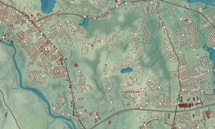 Beautifully Detailed Map of Cumberland, Rhode Island