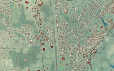 Beautifully Detailed Map of East Greenwich, Rhode Island