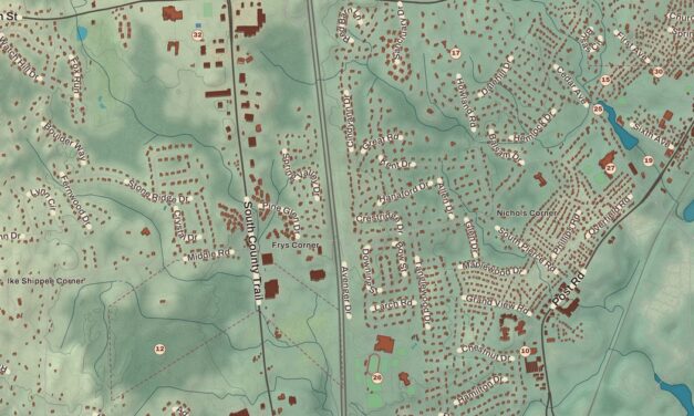 Beautifully Detailed Map of East Greenwich, Rhode Island