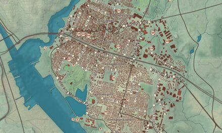 Beautifully Detailed Map of East Providence, Rhode Island