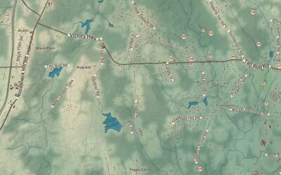Beautifully Detailed Map of Exeter, Rhode Island