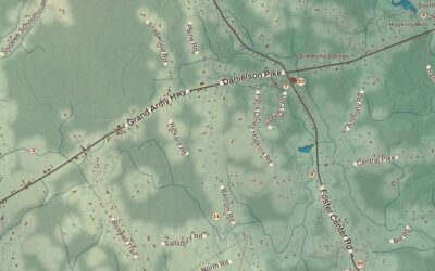 Beautifully Detailed Map of Foster, Rhode Island