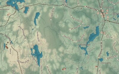 Beautifully Detailed Map of Glocester, Rhode Island
