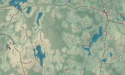 Beautifully Detailed Map of Glocester, Rhode Island