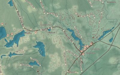 Beautifully Detailed Map of Hopkinton, Rhode Island
