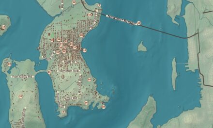 Beautifully Detailed Map of Jamestown, Rhode Island