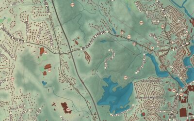 Beautifully Detailed Map of Lincoln, Rhode Island