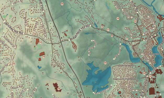 Beautifully Detailed Map of Lincoln, Rhode Island