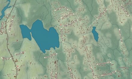 Beautifully Detailed Map of Little Compton, Rhode Island