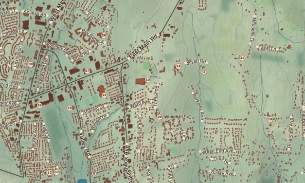 Beautifully Detailed Map of Middletown, Rhode Island