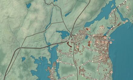 Beautifully Detailed Map of Narragansett, Rhode Island
