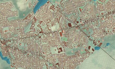 Beautifully Detailed Map of North Providence, Rhode Island
