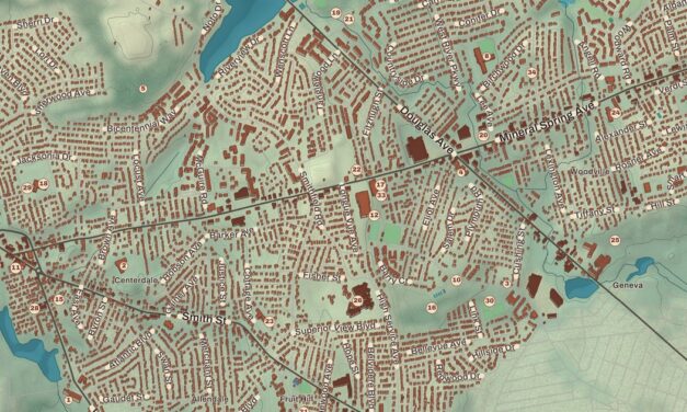 Beautifully Detailed Map of North Providence, Rhode Island