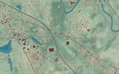Beautifully Detailed Map of North Smithfield, Rhode Island