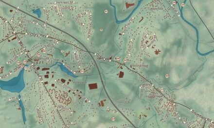 Beautifully Detailed Map of North Smithfield, Rhode Island