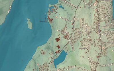 Beautifully Detailed Map of Portsmouth, Rhode Island