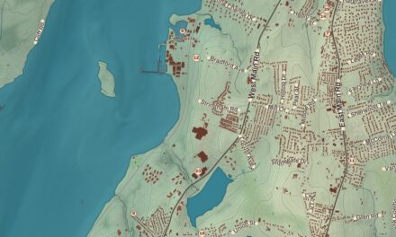 Beautifully Detailed Map of Portsmouth, Rhode Island