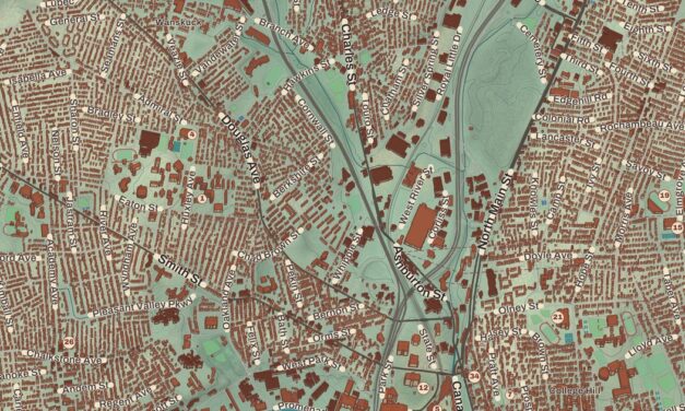 Beautifully Detailed Map of Providence, Rhode Island