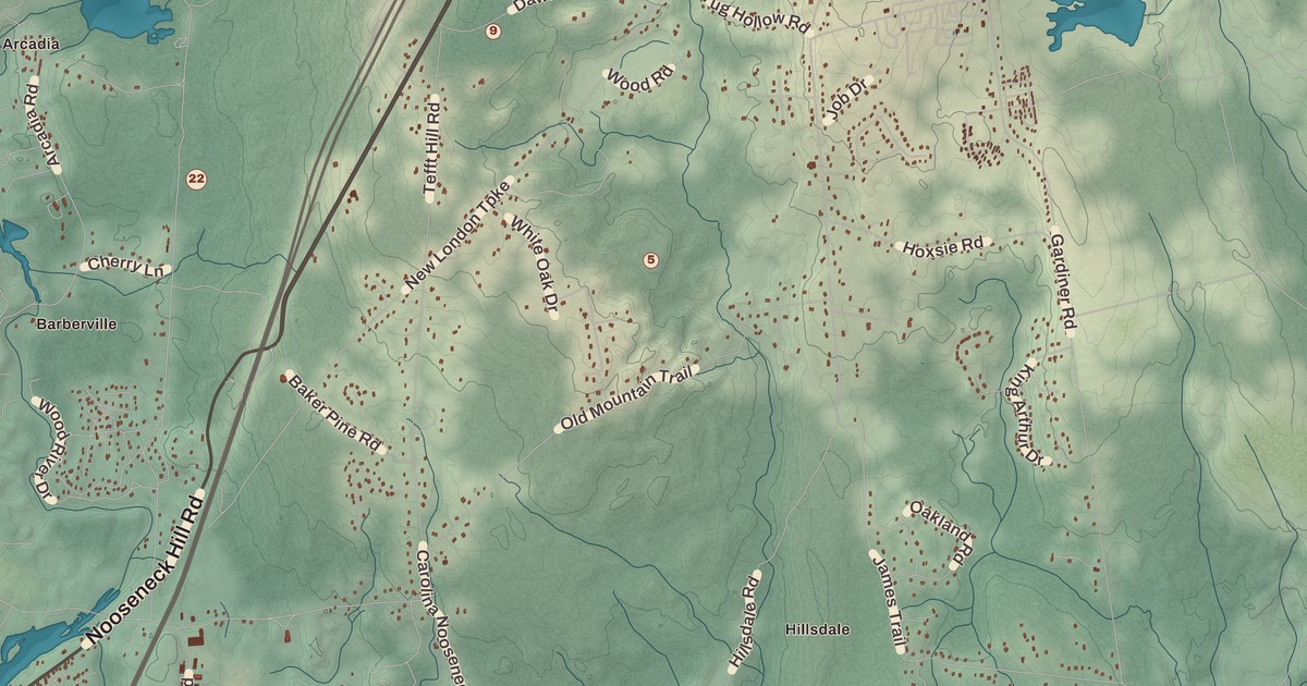 Beautifully Detailed Map of Richmond, Rhode Island