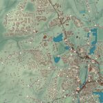 Beautifully Detailed Map of South Kingstown, Rhode Island