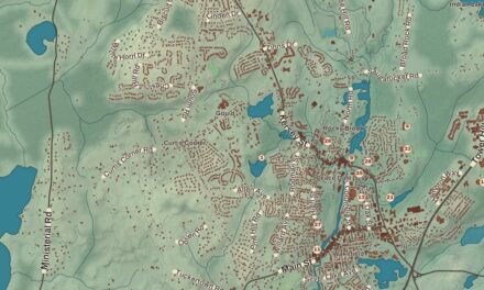 Beautifully Detailed Map of South Kingstown, Rhode Island