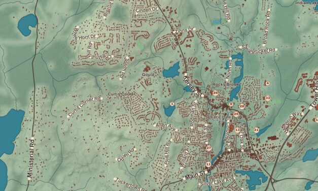 Beautifully Detailed Map of South Kingstown, Rhode Island