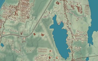 Beautifully Detailed Map of Tiverton, Rhode Island